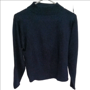 (412)Maurices Dark Blue Women's Turtleneck Sweater